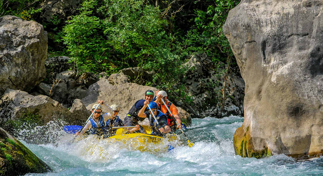 Rafting on River Cetina