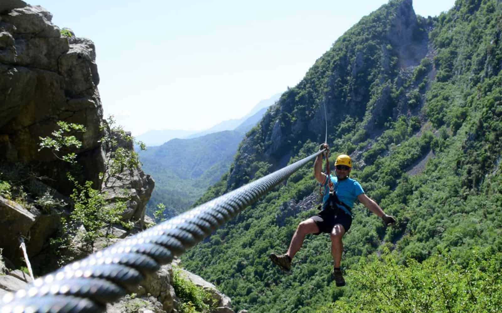 Zip Line Over Cetina River