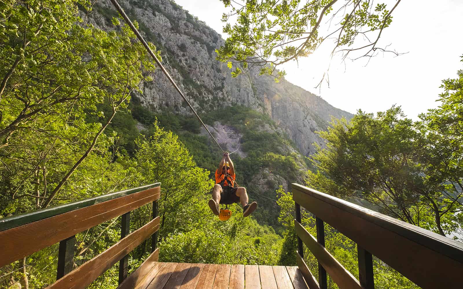 ZIP LINE in Split, Croatia