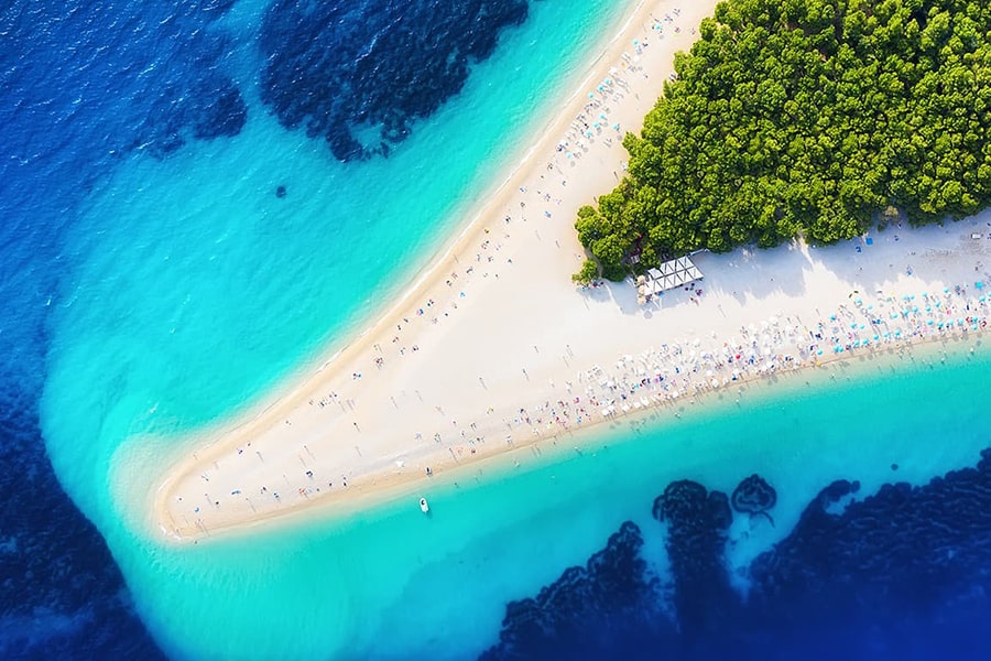 Golden horn on Brac island