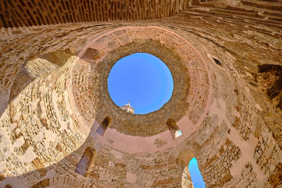 Vestibule in Diocletians Palace, Split