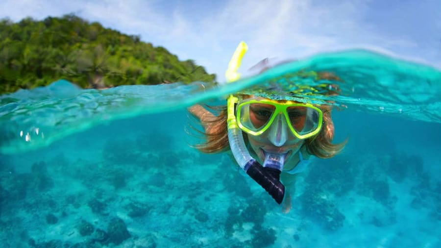 Snorkeling in the Blue Lagoon Croatia